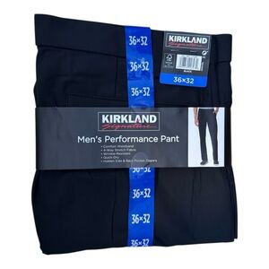 Kirkland Signature Men's Black Performance Pant